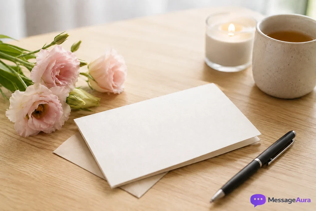 paper note on a desk